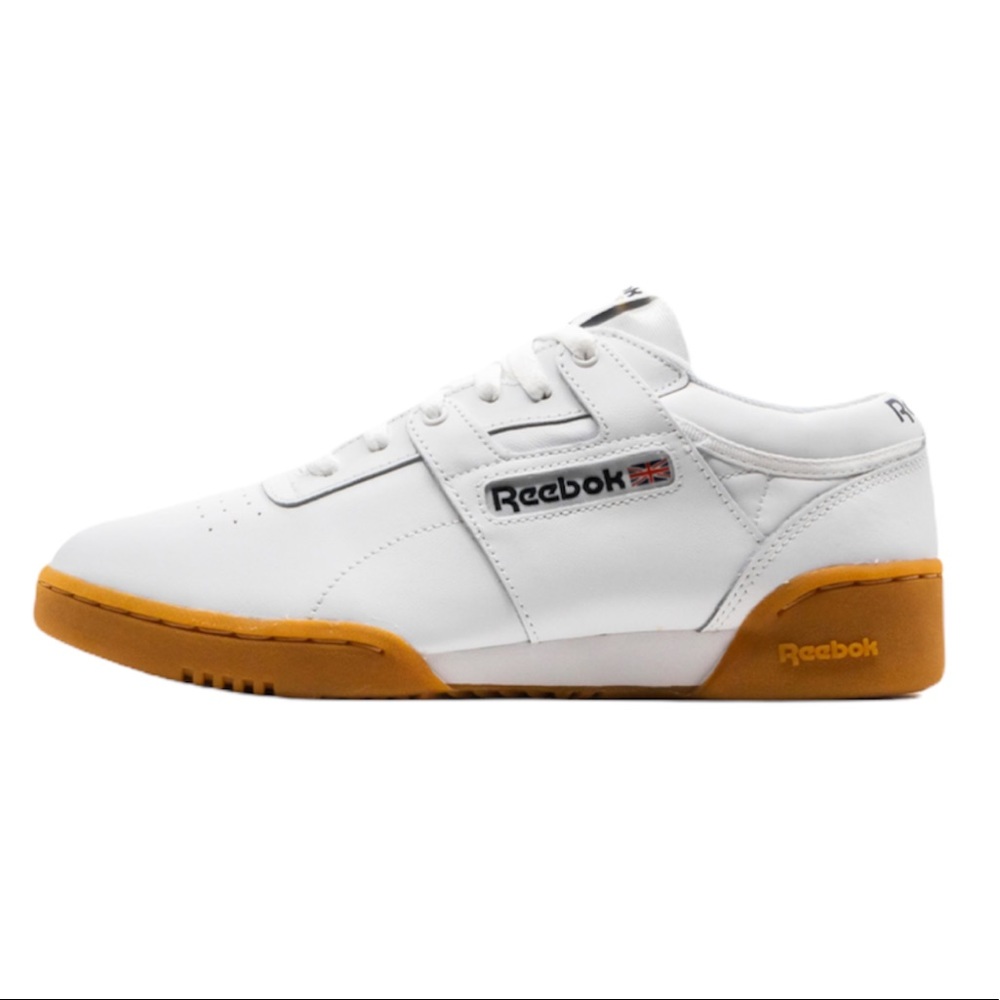 Reebok WORKOUT PLUS WHT/RED/GUM 7.5 men 8.5/9 womens